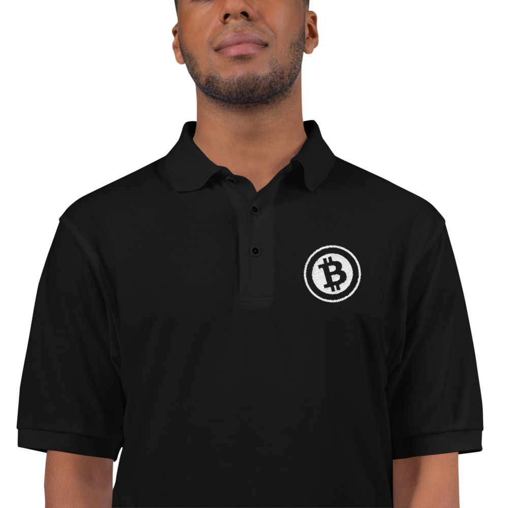 UK Bitcoinblog.com Men's Premium Polo Shirt - Image 2