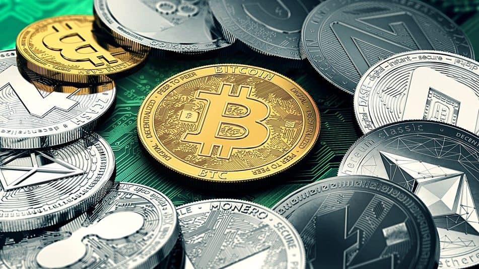 Bitcoin and several popular altcoins