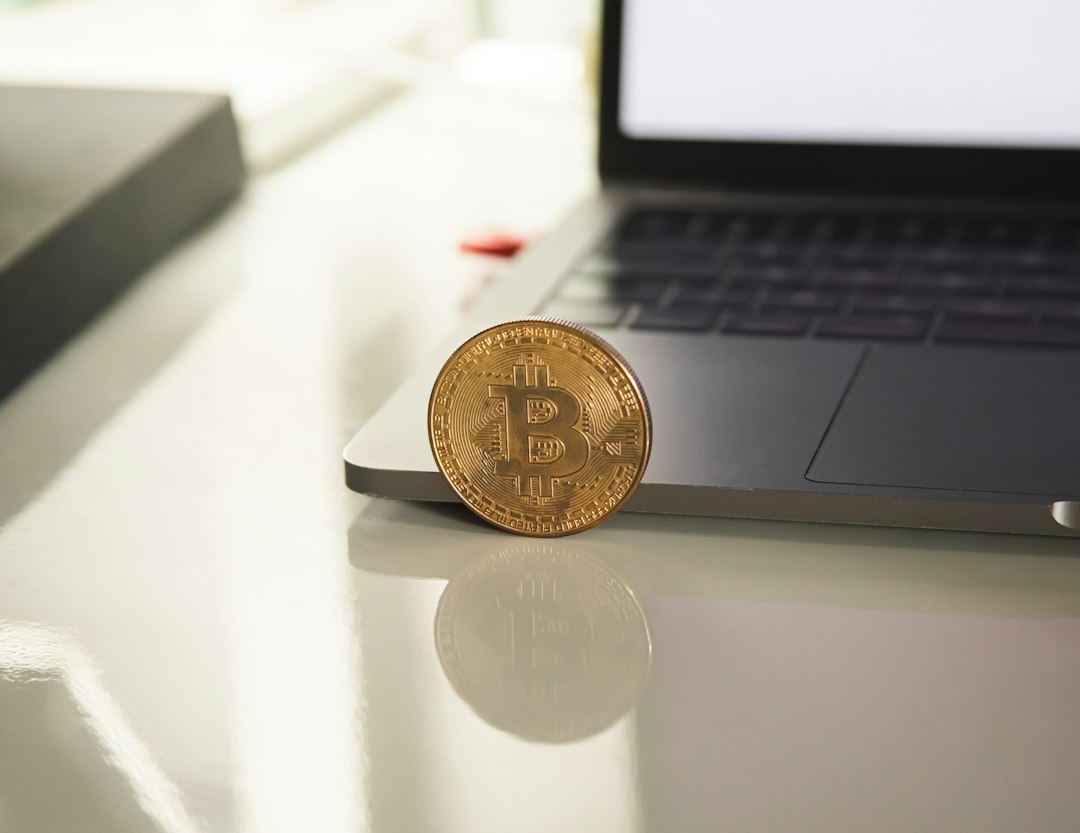 Digital cryptocurrency and blockchain concept image